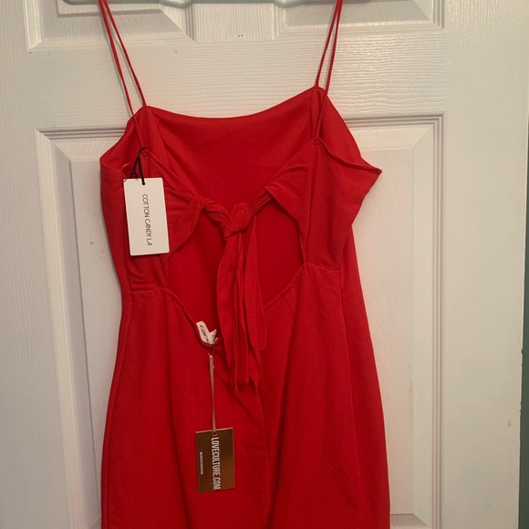 NWT Cotton Candy LA Red Mini Dress - Picture 3 of 6